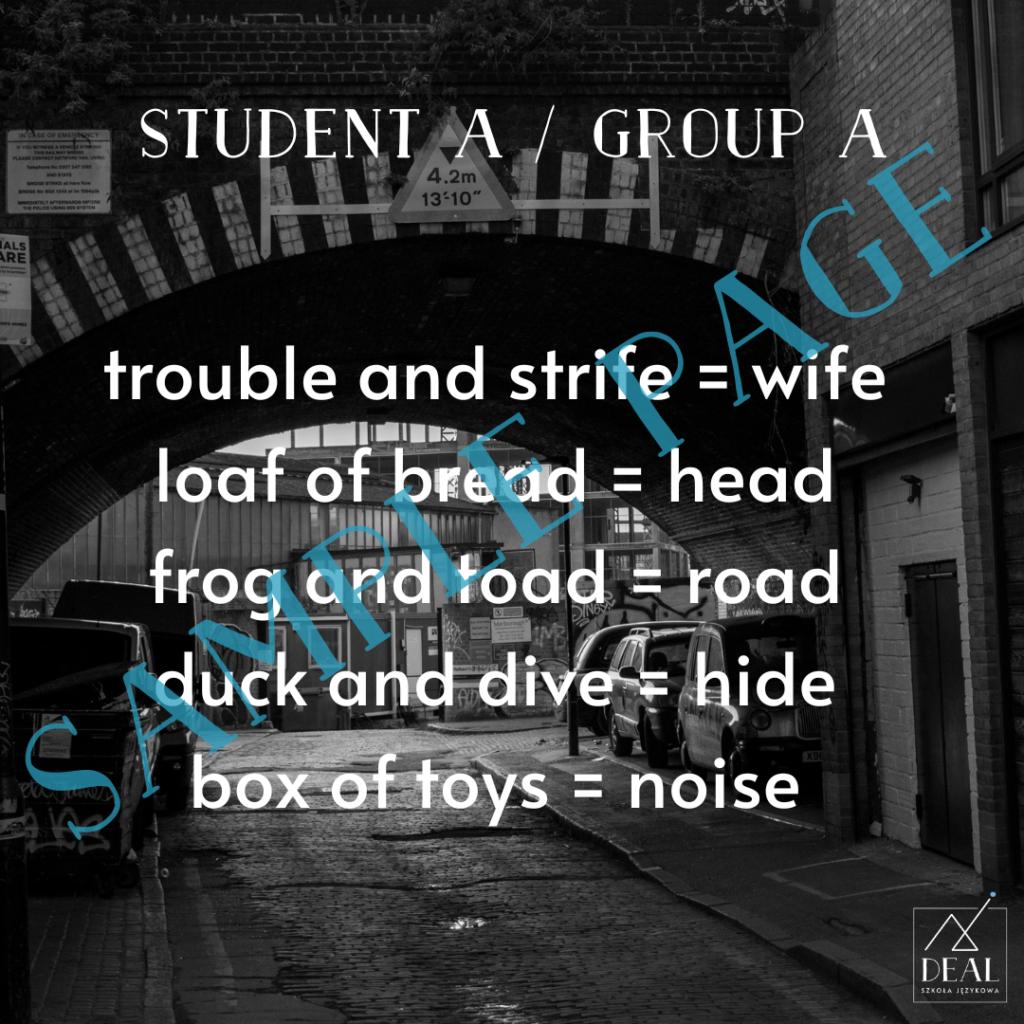 Cockney Slang Deal With Kinga!