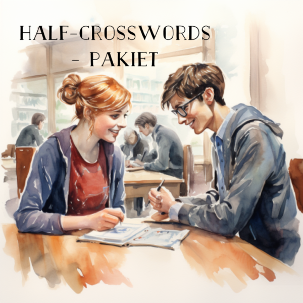 Half-crosswords – pakiet (E8 & Basic Matura oraz Extended Matura)