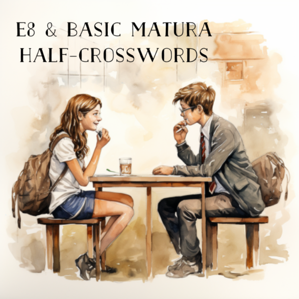 E8 & Basic Matura half-crosswords